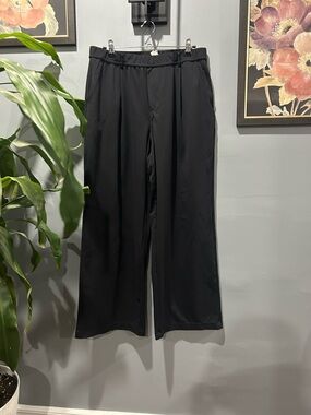 Halara Womens Black Wide Leg Pull-On Pants sz XL